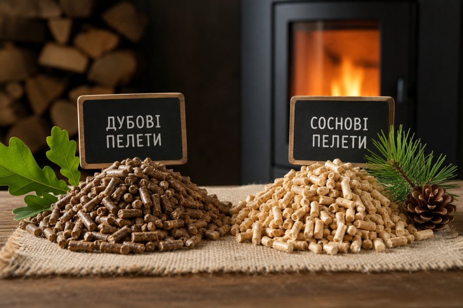 Дубові чи соснові пелети: що краще саме для вашого котла?